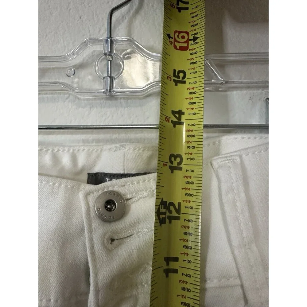 Torrid White High Rise Crop Jeggings Size 16 - Picture 6 of 7